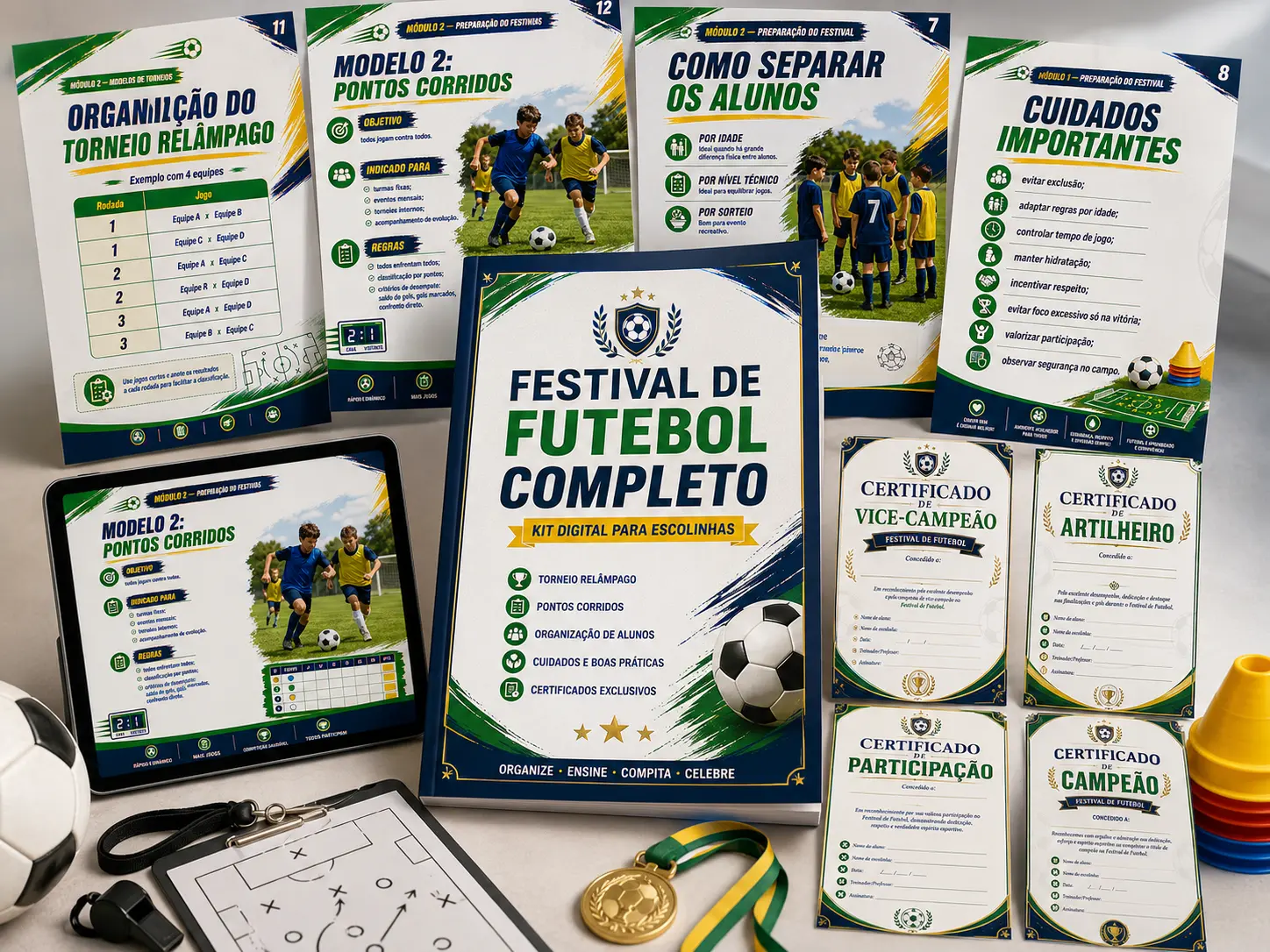 Mockup do Festival Express de Futebol